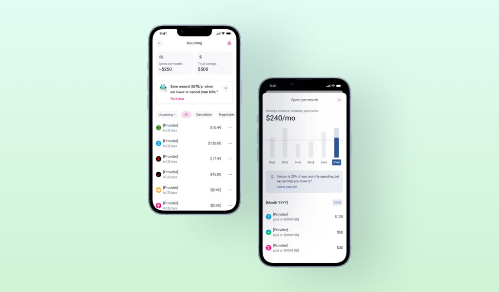 Recurring transactions